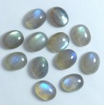 画像1: ラブラドライト オーバルカボ 8x10mm (1)