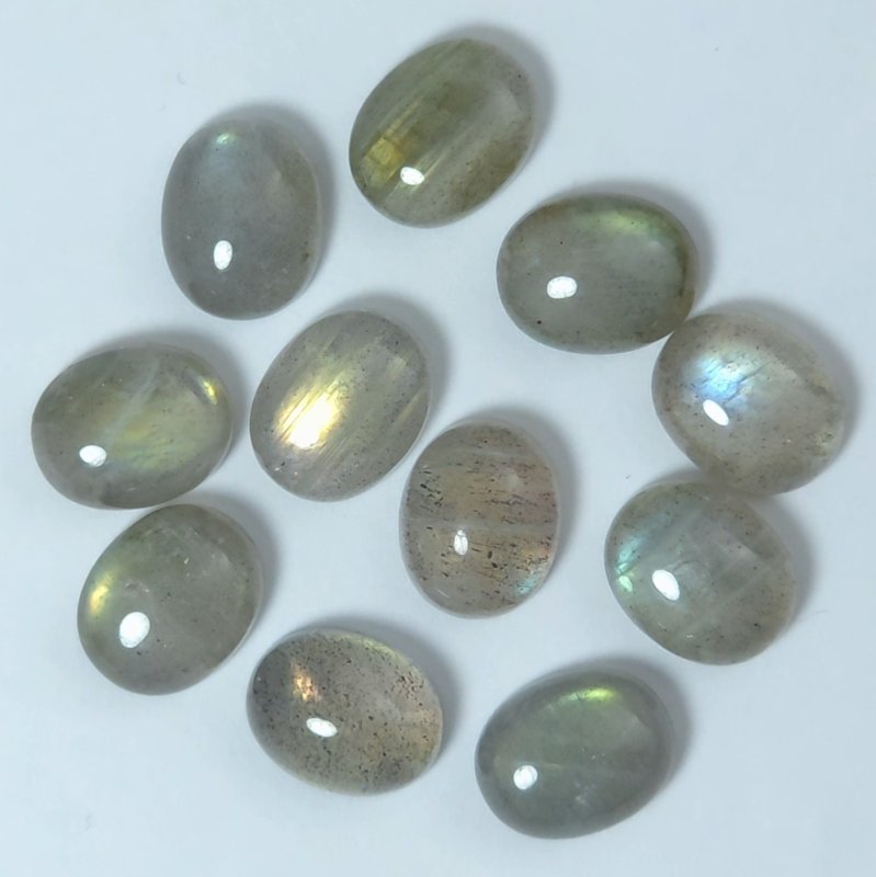 画像1: ラブラドライト オーバルカボ 8x10mm (1)