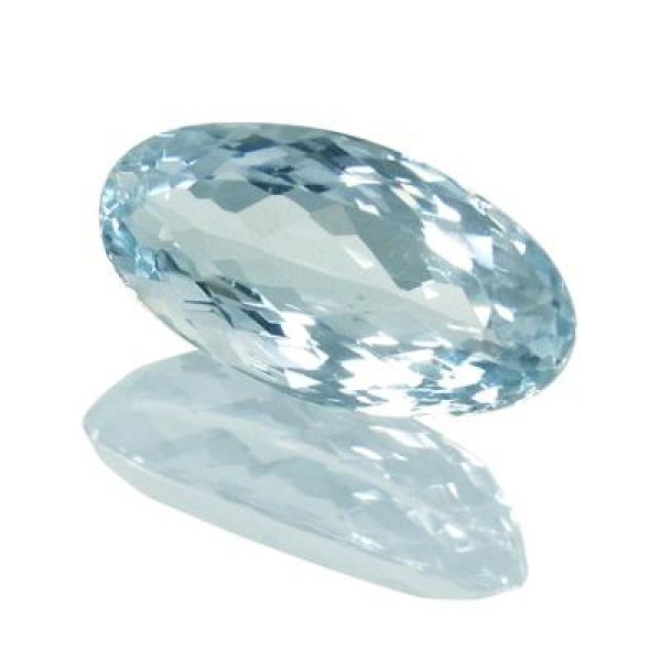 アクアマリン オーバルカット 7.2x13.8mm - アサオ工芸オンライ