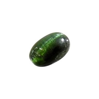 トルマリンキャッツアイ オーバルカボ 9.6x10.1mm - アサオ工芸