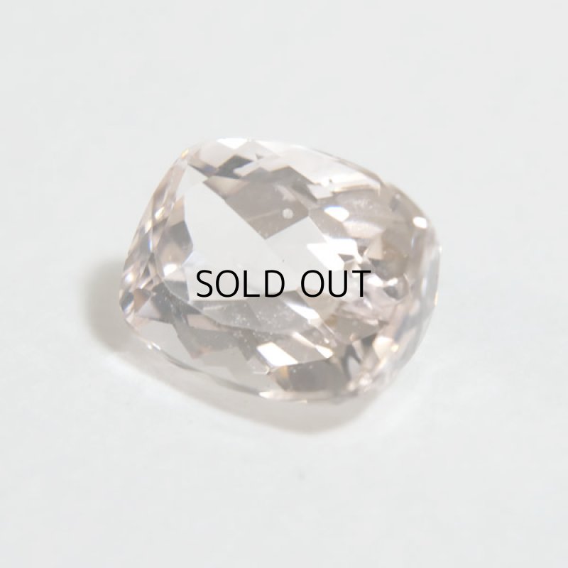 画像3: モルガナイト クッションカット 7.4x9.7mm (3)