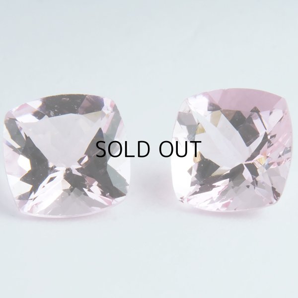モルガナイト 0.58ct 5.24×5.64mm ハートシェイプカットルース