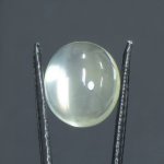 画像1: グリーンムーンストーン オーバルカボ 12.7x14.1mm (1)