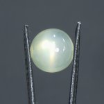 画像1: グリーンムーンストーン オーバルカボ 11.3x11.5mm (1)