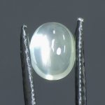 画像1: グリーンムーンストーン オーバルカボ 7.0x8.8mm (1)