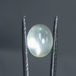 画像1: グリーンムーンストーン オーバルカボ 8.2x10.4mm (1)