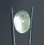 画像1: グリーンムーンストーン オーバルカボ 8.6x11.6mm (1)