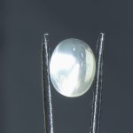 画像1: グリーンムーンストーン オーバルカボ 8.7x11.3mm (1)