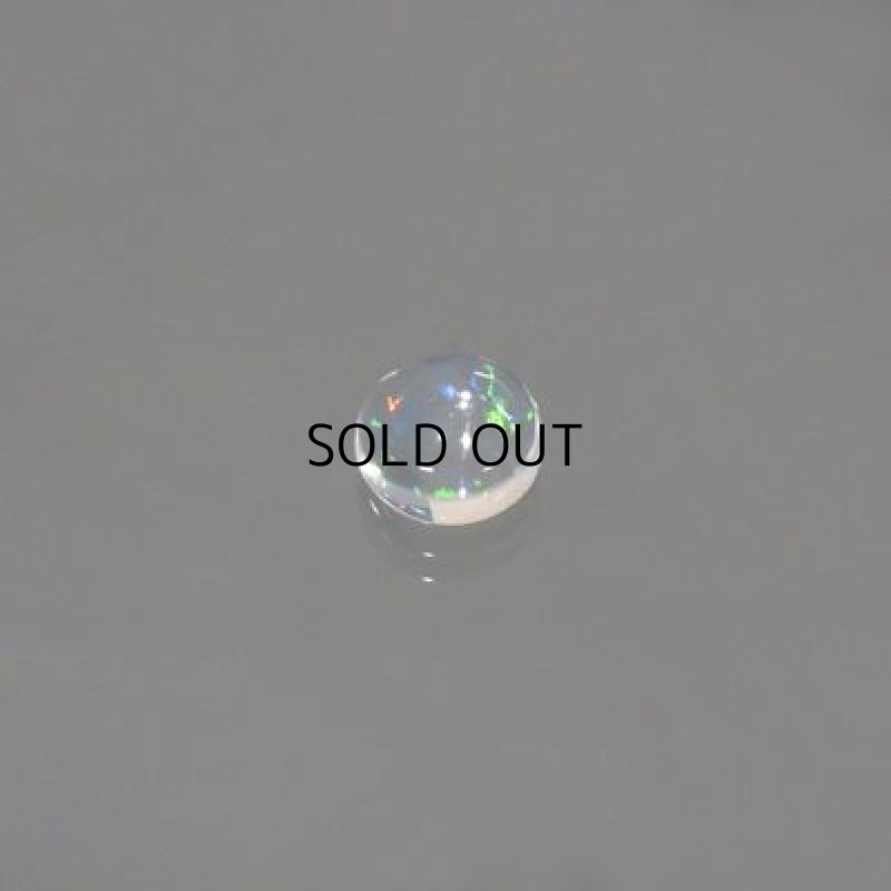 画像2: ウォーターオパール オーバルカボ 6.2x6.5mm (2)