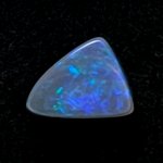 画像1: ブラックオパール トリリアントカボ 6.2x8.3mm (1)