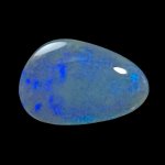 画像1: ブラックオパール ファンシーカボ 7.5x11.2mm (1)
