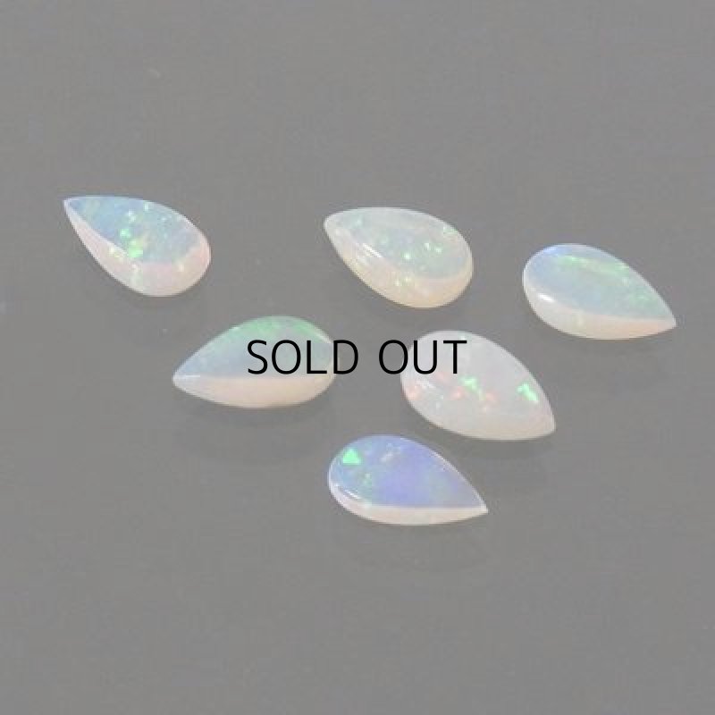 画像1: オパール ペアシェイプカボ 3x5mm (1)