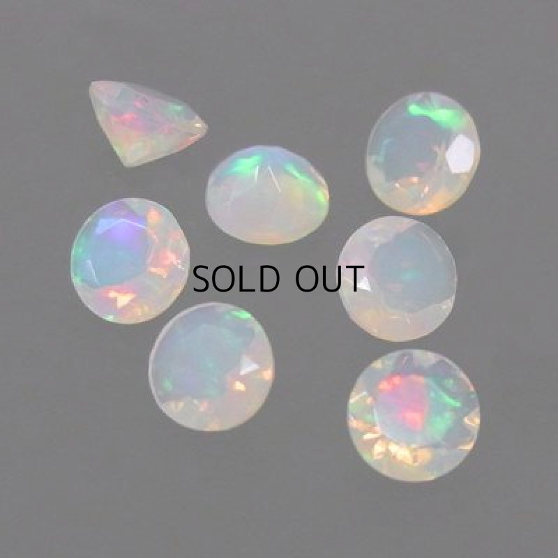 画像2: オパール ラウンドカット 6mm (2)