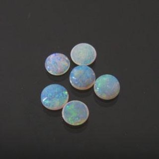 トリプレットオパール(A) オーバルカボ 5x7mm - アサオ工芸