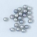 画像1: アコヤ真珠(ナチュラルブルー) バロック(無穴) 6-6.5mm (1)