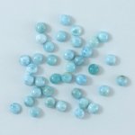 画像1: ラリマー(ペクトライト) ラウンドカボ 5mm (1)