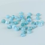 画像2: ラリマー(ペクトライト) ラウンドカボ 5mm (2)