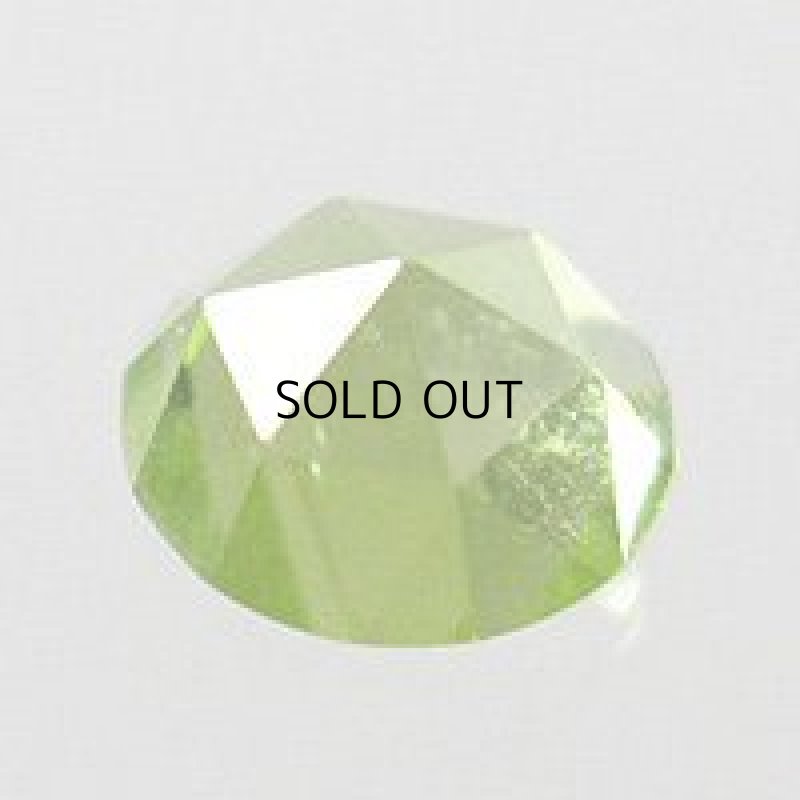 画像1: ペリドット ローズカット 3mm (1)