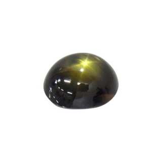 ブラックスターサファイア オーバルカボ 10.9x12.2mm - アサオ工芸