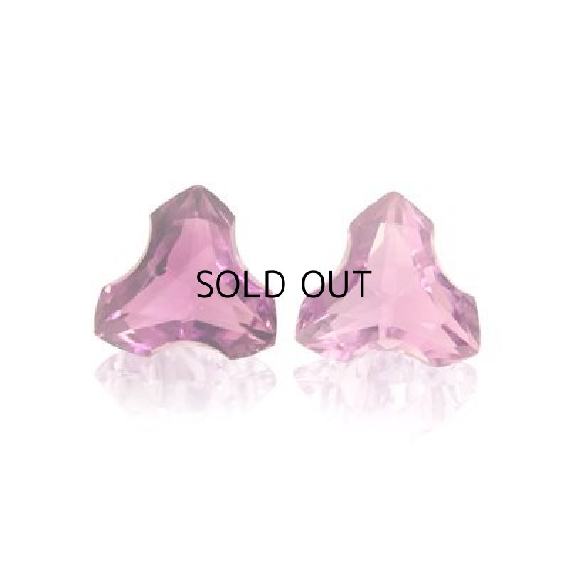 画像1: ピンクトルマリン ファンシーカット 6.8mm (1)