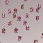 画像1: ピンクトルマリン(B級) ラウンドカット 2mm (1)