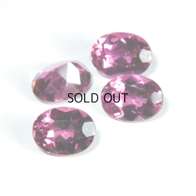 画像1: ピンクトルマリン オーバルカット 6x8mm (1)