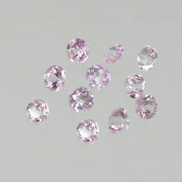 インペリアルトパーズ(ピンク) ラウンドカット 4mm - アサオ工芸 
