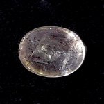 画像1: ピンクファイアークォーツ オーバルバフ 9.9x12.8mm (1)