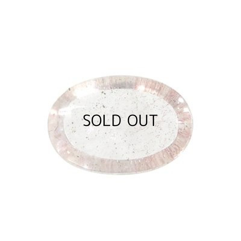 画像2: ピンクファイアークォーツ オーバルバフ 12.4x18.2mm (2)