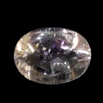 画像1: ピンクファイアークォーツ オーバルバフ 14.5x19.5mm (1)