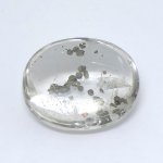 画像1: パイライトＩＮクォーツ オーバル 13.2x16.4mm (1)