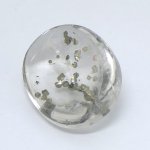 画像2: パイライトＩＮクォーツ オーバル 13.2x16.4mm (2)