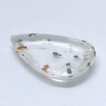 画像2: パイライトＩＮクォーツ ペアシェイプ 18.5x25.0mm (2)