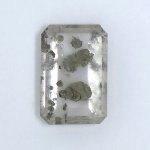 画像1: パイライトＩＮクォーツ オクタゴン 10.7x16.0mm (1)