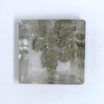 画像1: パイライトＩＮクォーツ バゲット 11.5x11.8mm (1)