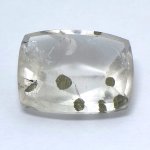 画像1: パイライトＩＮクォーツ クッション 10.6x13.7mm (1)