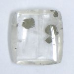 画像1: パイライトＩＮクォーツ クッション 13.1x14.1mm (1)