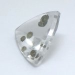 画像2: パイライトＩＮクォーツ トリリアント 17.7x18.2mm (2)