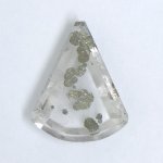 画像1: パイライトＩＮクォーツ ファンシー 13.7x16.9mm (1)