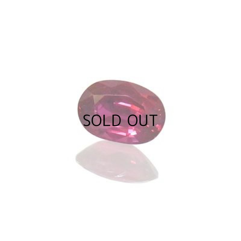画像1: ルビー オーバルカット 3.9x5.7mm (1)