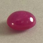 画像2: ルビー オーバルカボ 6.8x8.3mm (2)