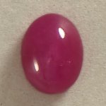 画像1: ルビー オーバルカボ 6.8x8.8mm (1)