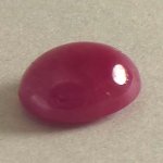 画像2: ルビー オーバルカボ 7.7x10.0mm (2)