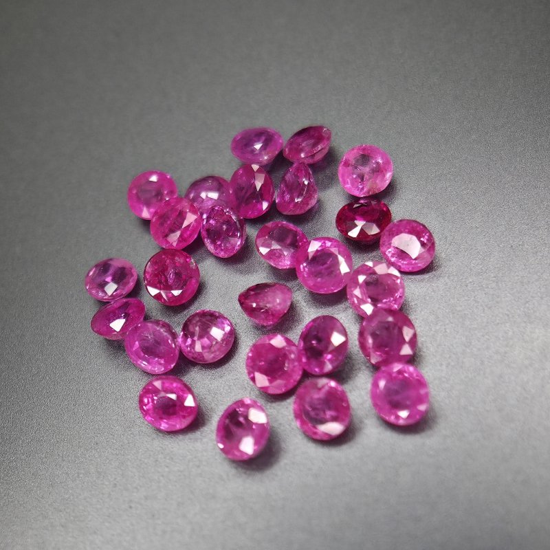 画像2: ルビー ラウンドカット 3.5mm (2)