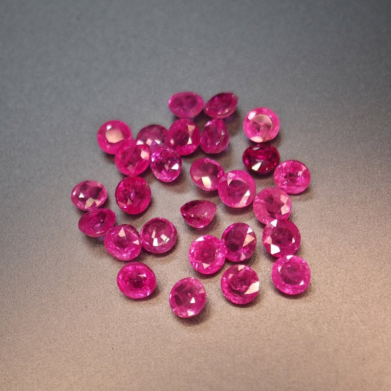 画像3: ルビー ラウンドカット 3.5mm (3)