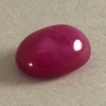 画像2: ルビー オーバルカボ 6.9x8.9mm (2)
