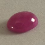 画像2: ルビー オーバルカボ 6.9x9.0mm (2)