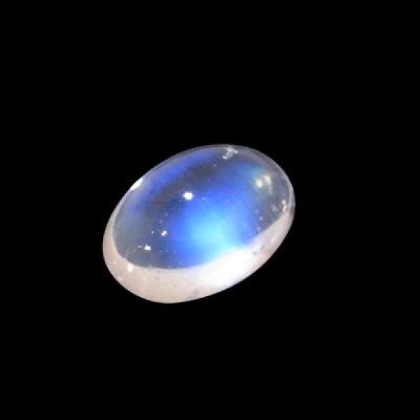 ロイヤルブルームーンストーン オーバルカボ 6.7x9.7mm - アサオ