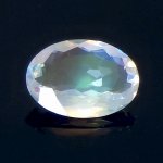 画像1: レインボームーンストーン オーバルカット 7.6x10.5mm (1)