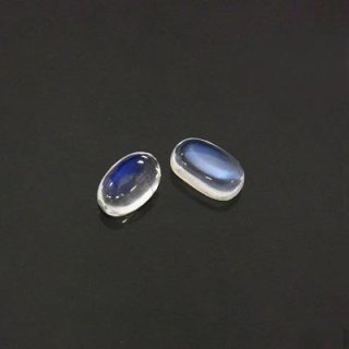 ロイヤルブルームーンストーン オーバルカボ 5.5x9.4mm - アサオ